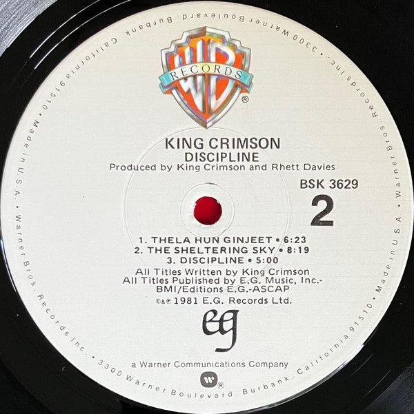 King Crimson : Discipline (LP, Album)