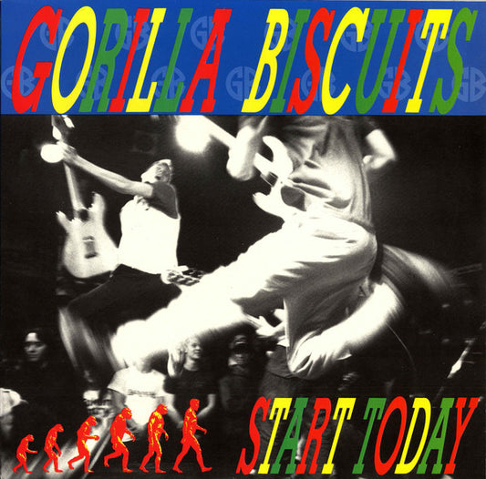 Gorilla Biscuits : Start Today (LP, Album, Emb)