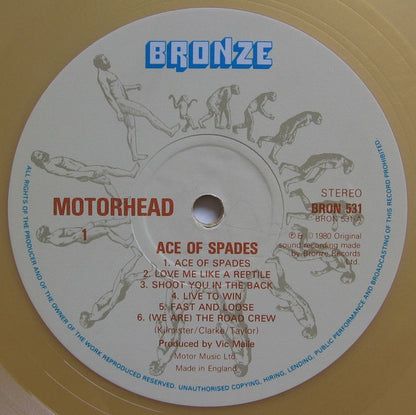 Motörhead : Ace Of Spades (LP, Album, Ltd, Gol)