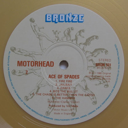 Motörhead : Ace Of Spades (LP, Album, Ltd, Gol)