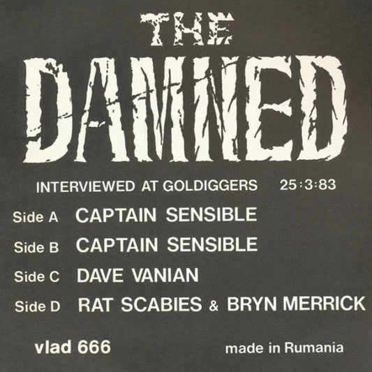 The Damned : Interviewed At Goldiggers 25:3:83 (2x7", Pic)