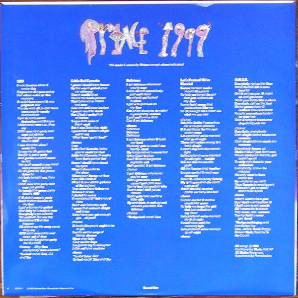 Prince : 1999 (2xLP, Album, RE, RM, 180)