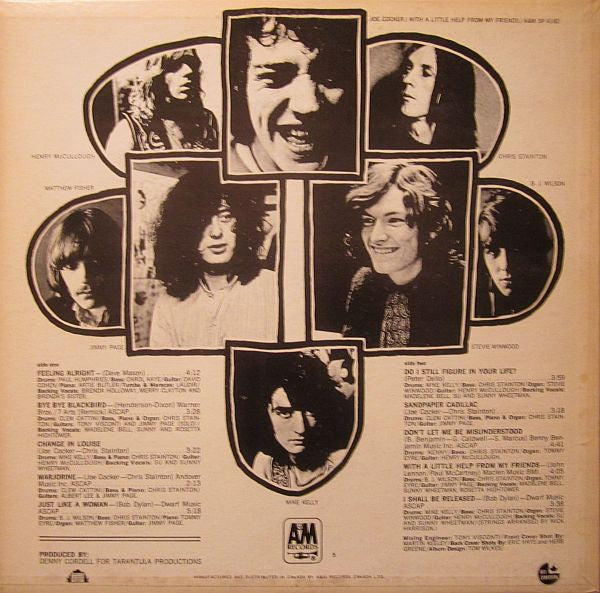Joe Cocker : With A Little Help From My Friends (LP, Album, RE)