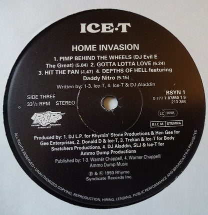 Ice-T : Home Invasion (2xLP, Album)