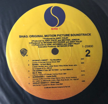Various : Shag - Original Motion Picture Soundtrack (LP, Comp)