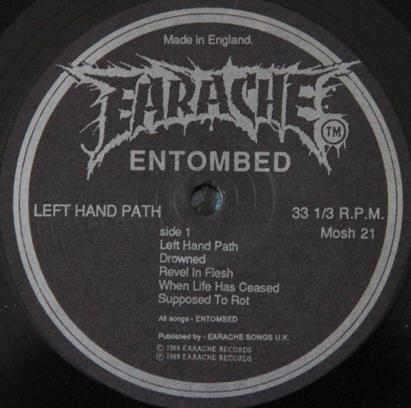 Entombed : Left Hand Path (LP, Album)