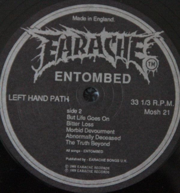 Entombed : Left Hand Path (LP, Album)