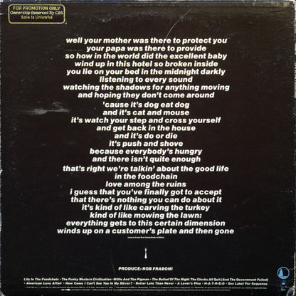 Tonio K. : Life In The Foodchain (LP, Album, Promo, Gre)