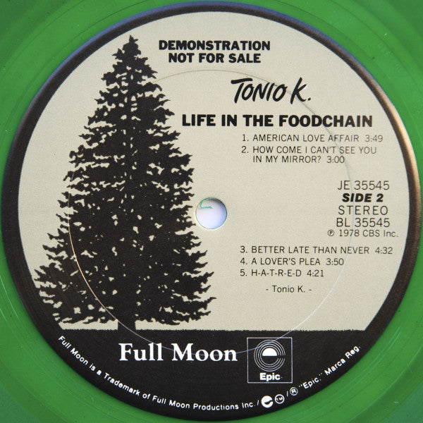 Tonio K. : Life In The Foodchain (LP, Album, Promo, Gre)