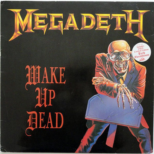 Megadeth : Wake Up Dead (12", Single, Ltd)