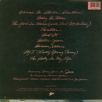 Michael Jackson : Thriller (LP, Album, Pit)