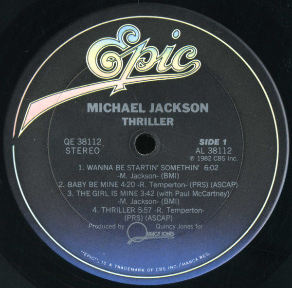 Michael Jackson - Thriller (LP, Album, Pit) (Mint (M)) – Big Dawg