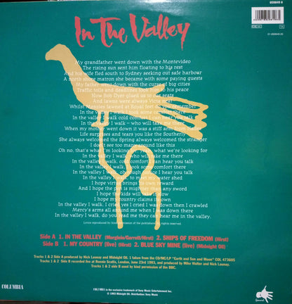 Midnight Oil : In The Valley (12")