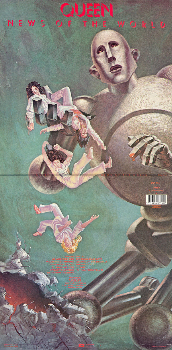 Queen : News Of The World (LP, Album, RE, Gat)