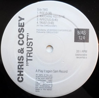 Chris & Cosey : Trust (LP, Album)