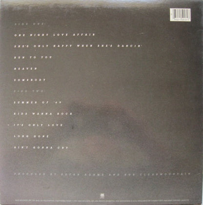 Bryan Adams : Reckless (LP, Album, Ele)