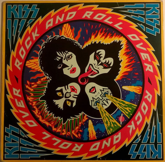 Kiss : Rock And Roll Over (LP, Album, Red)