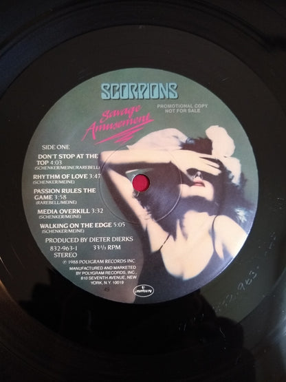 Scorpions : Savage Amusement (LP, Album, Promo)