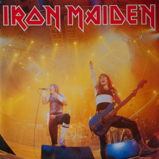 Iron Maiden : Running Free (12", Single, Pur)