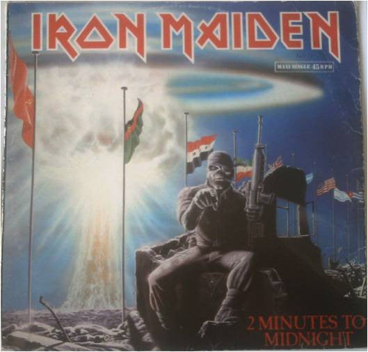 Iron Maiden : 2 Minutes To Midnight (12", Maxi)