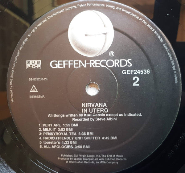 Nirvana : In Utero (LP, Album)