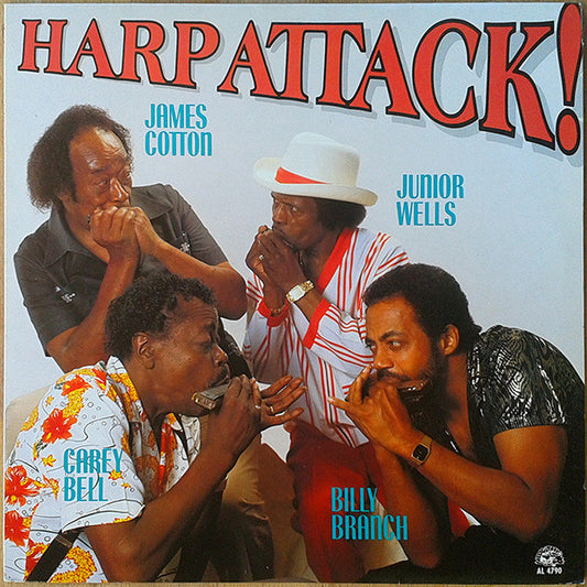 James Cotton, Junior Wells, Carey Bell, Billy Branch : Harp Attack! (LP, Album)