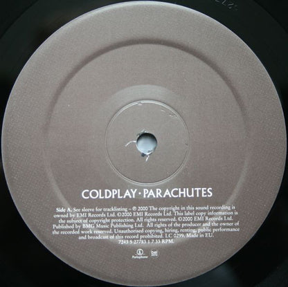 Coldplay : Parachutes (LP, Album)