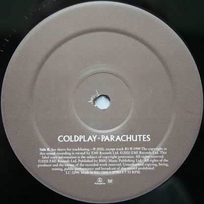 Coldplay : Parachutes (LP, Album)