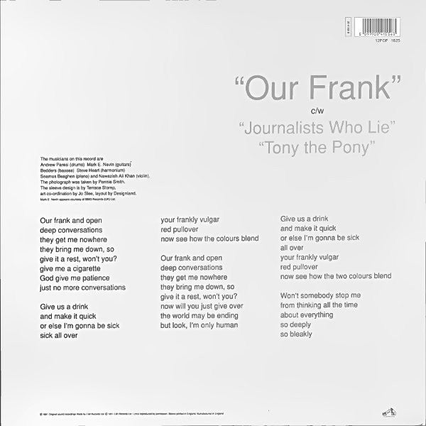 Morrissey : Our Frank (12", Single)