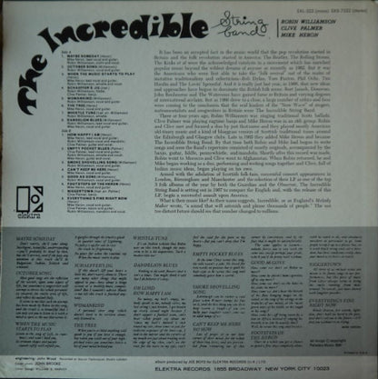The Incredible String Band : The Incredible String Band (LP, Album, RP, Red)