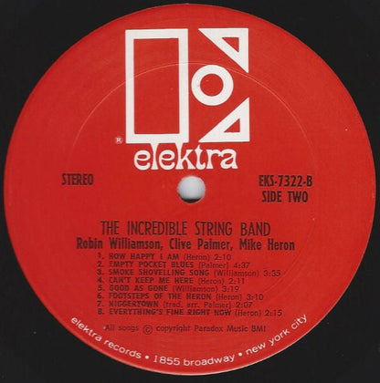 The Incredible String Band : The Incredible String Band (LP, Album, RP, Red)