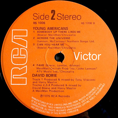 David Bowie : Young Americans (LP, Album, Mai)