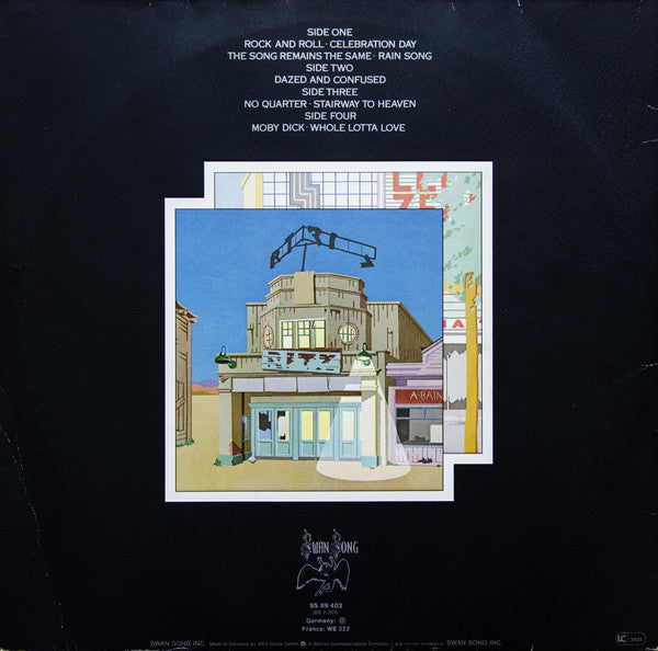 Led Zeppelin : The Soundtrack From The Film The Song Remains The Same (2xLP, Album, RP)