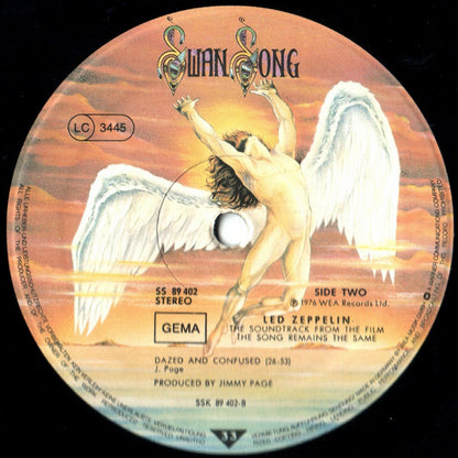 Led Zeppelin : The Soundtrack From The Film The Song Remains The Same (2xLP, Album, RP)