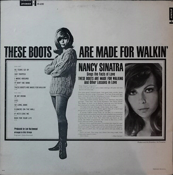 Nancy Sinatra : Boots (LP, Album, Jac)