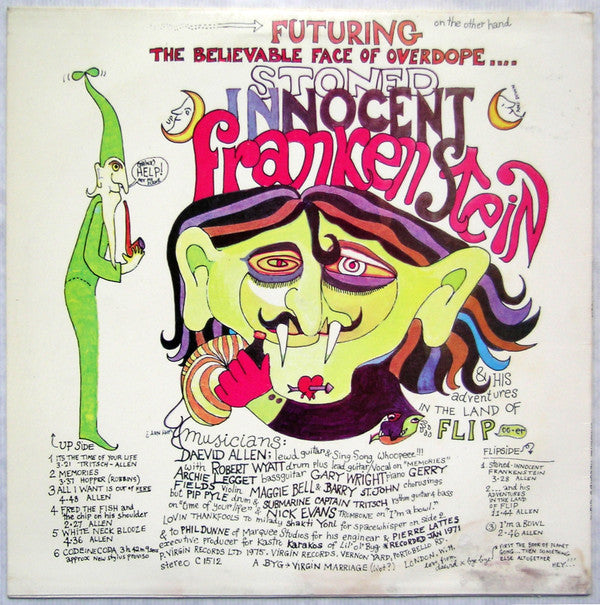 Daevid Allen : Banana Moon (LP, Album, RE)