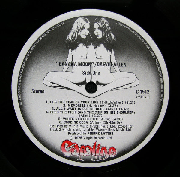 Daevid Allen : Banana Moon (LP, Album, RE)
