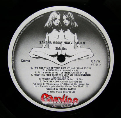 Daevid Allen : Banana Moon (LP, Album, RE)