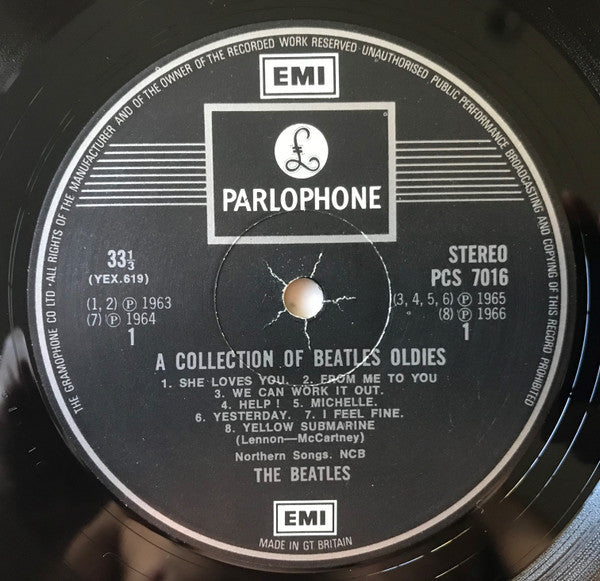 The Beatles : A Collection Of Beatles Oldies (LP, Comp, RE, RP, Fir)