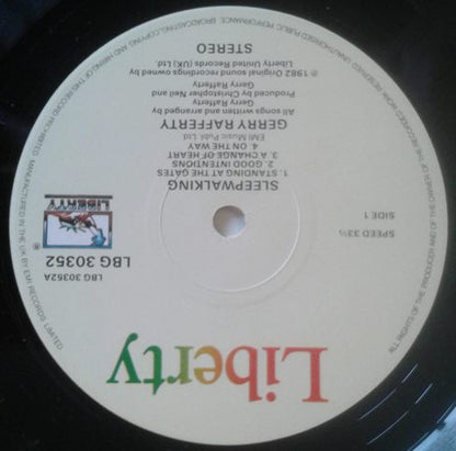 Gerry Rafferty : Sleepwalking (LP, Album)