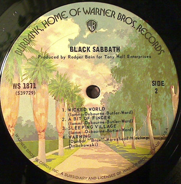 Black Sabbath : Black Sabbath (LP, Album, RP)
