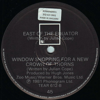 The Teardrop Explodes : Colours Fly Away (12", Single)