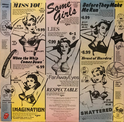 The Rolling Stones : Some Girls (LP, Album, Blu)