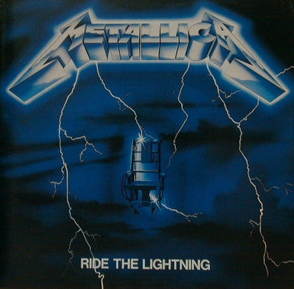 Metallica : Ride The Lightning (LP, Album, Whi)