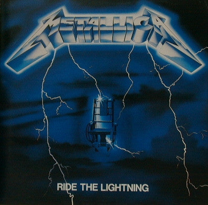 Metallica : Ride The Lightning (LP, Album, Whi)