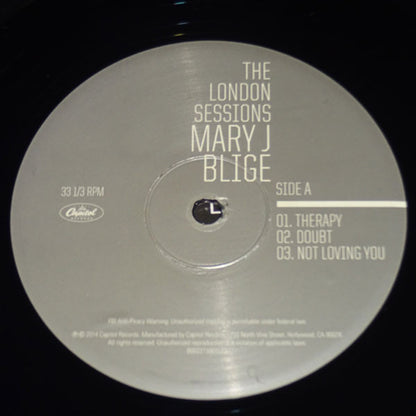 Mary J. Blige : The London Sessions (2xLP, Album, Gat)