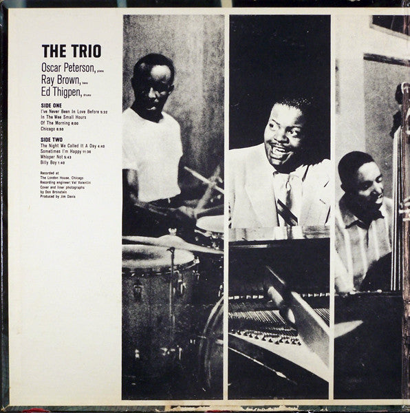 The Oscar Peterson Trio : The Trio : Live From Chicago (LP, Album)