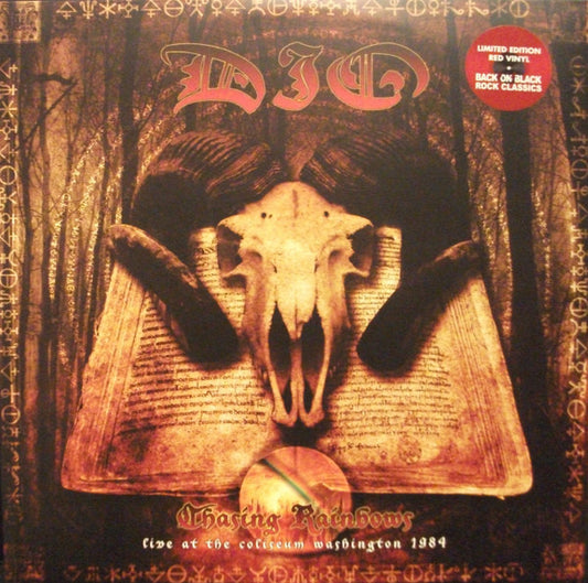 Dio (2) : Chasing Rainbows - Live At The Coliseum Washington 1984 (2xLP, Dlx, Ltd, Red)