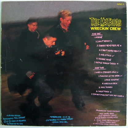 The Meteors (2) : Wreckin' Crew (LP, Album, Cen)