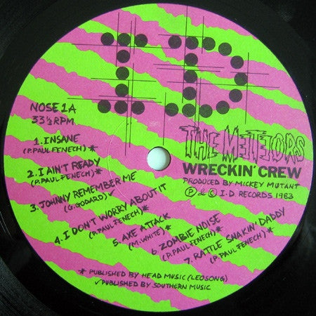 The Meteors (2) : Wreckin' Crew (LP, Album, Cen)